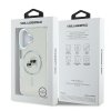 Karl Lagerfeld KLHMP16SHLSKCH iPhone 16 6.1 biały/white hardcase IML Metal Karl&Choupette Head MagSafe